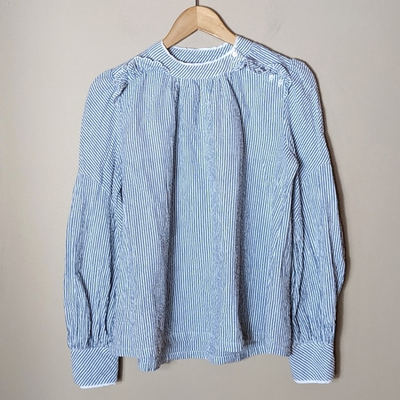 Ba&sh Season Stripe Blouse size 1 small - Picture 1 of 9